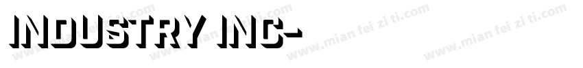 Industry Inc字体转换